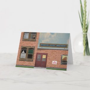 "'Bleibe safe in der Brauerei und mach Masken'' Karte