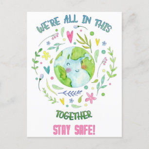 Bleibe Safe! Postkarte