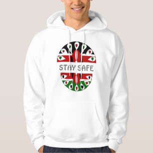 Bleibe Safe! Wir werden das Coronavirus COVID19 üb Hoodie