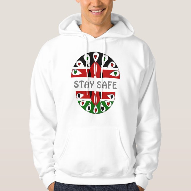 Bleibe Safe! Wir werden das Coronavirus COVID19 üb Hoodie (Vorderseite)