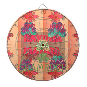 Bleibe segne Happy Saint Patrick's Day Hakuna Mata Dartscheibe