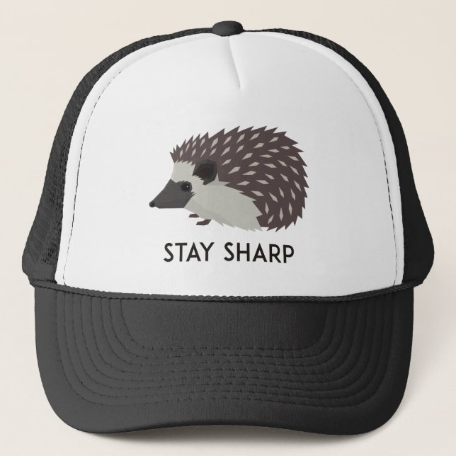 Bleibe Sharp Truckerkappe (Vorderseite)