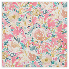 BLEIBE Sie BEREITES rosa Blumen Stoff