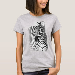 Bleibe Sie den starken Zebra T-Shirt