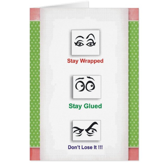 Bleibe Sie eingewickelt (Vorne)