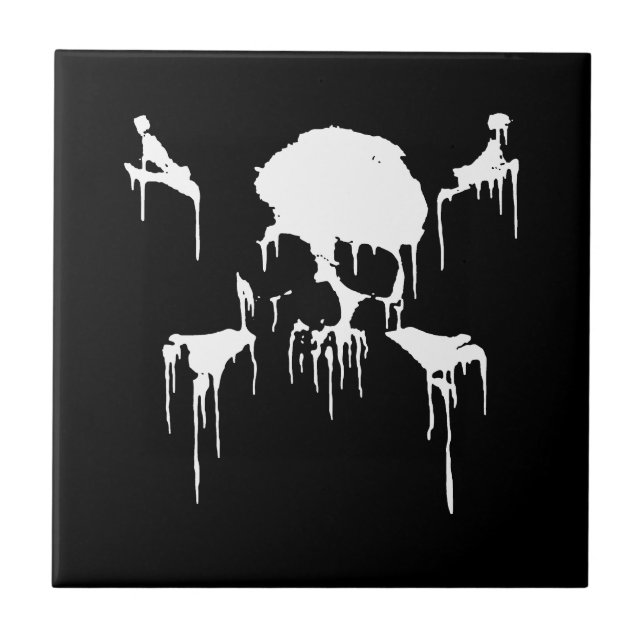 Bleibe Sie eisig Fliese (Vorderseite)