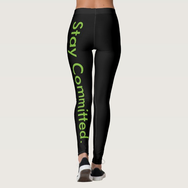 Bleibe Sie festgelegtes Legging Leggings (Rückseite)