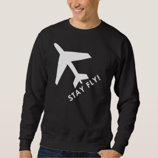 BLEIBE Sie FLIEGE [iSWAG Kleidungs-Gruppe] Sweatshirt