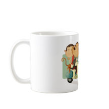 Bleibe Sie intelligente Roller-Affen