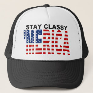 Bleibe Sie noblen 'MERICA Fernlastfahrer-Hut Truckerkappe