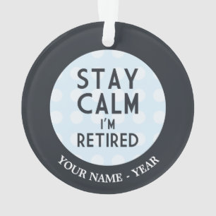 Bleibe Sie Ruhe, die ich zurückgezogen werde Ornament