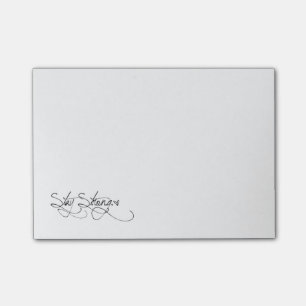 Bleibe Sie stark Post-it Klebezettel