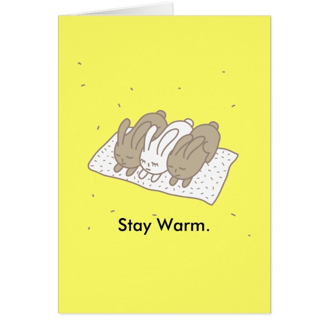 Bleibe Sie warm (Vorne)