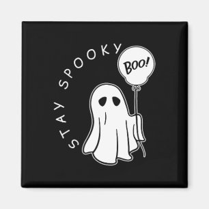 Bleibe Spooky Boo Niedlich Ghost Halloween Spooky Magnet
