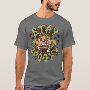 Bleibe Spooky Funny Halloween Pumpkin Jack OLanter T-Shirt