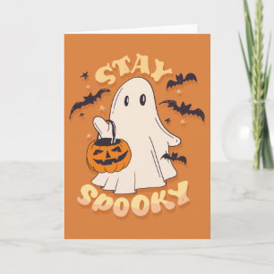 Bleibe Spooky Ghost Karte