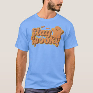 Bleibe Spooky Ghost Retro Halloween Kostüm T-Shirt