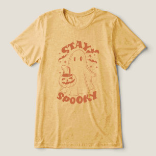Bleibe Spooky Ghost Tri-Blend Shirt