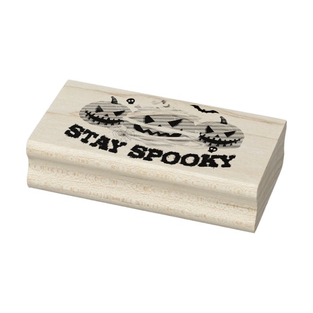 Bleibe Spooky Gummistempel (Stempel)