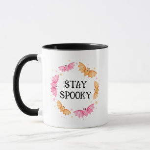 Bleibe Spooky Niedlich Bats Pastel Halloween Tasse