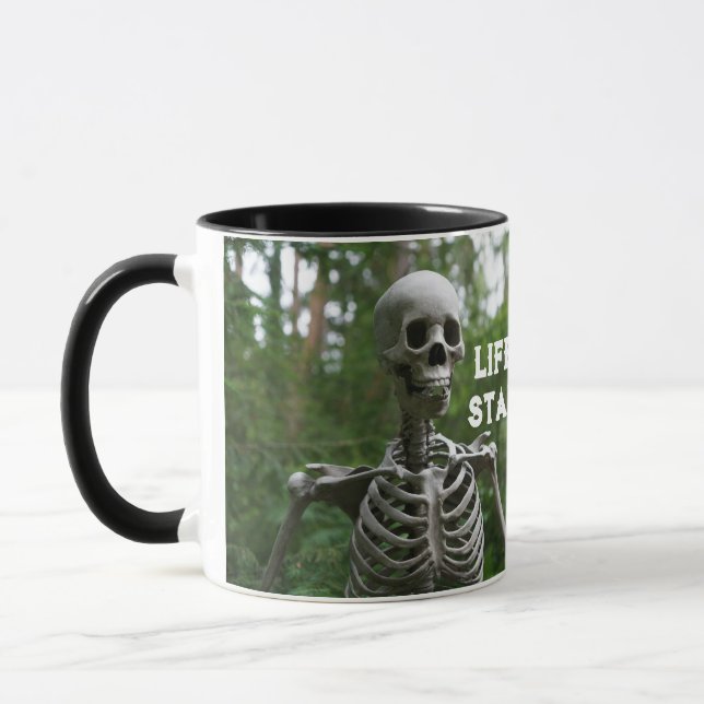Bleibe Spooky Tasse (Links)