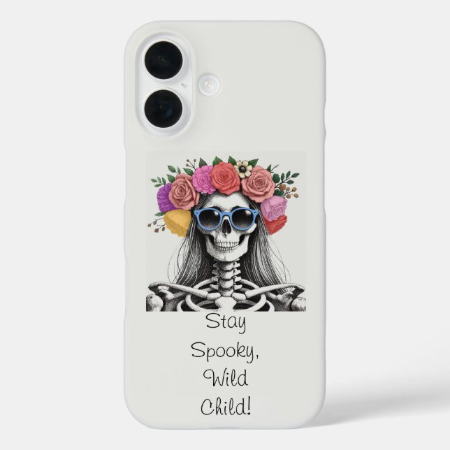 Bleibe Spooky Wild Child Case-Mate iPhone Hülle (Rückseite)