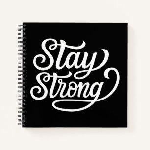 Bleibe Strong Notizbuch