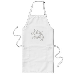 Bleibe Strong Tri-Blend-Shirt Lange Schürze