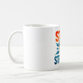 Bleibe Strong - Vintager Faust Power Motivierend D Kaffeetasse