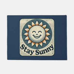 Bleibe Sunny Happy Sunshine Fußmatte