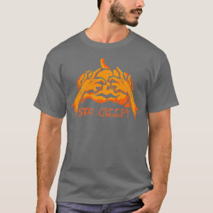 Bleibe Trick oder Ghost Halloween T-Shirt