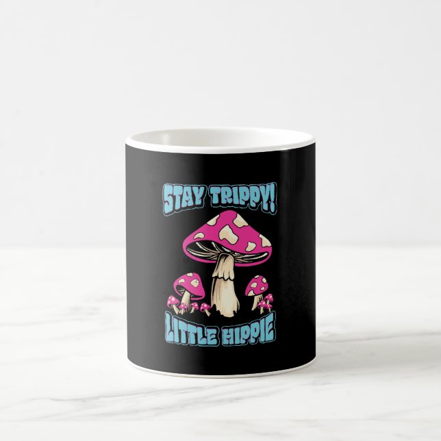 Bleibe Trippy! Little Hippie Kaffeetasse (Mittel)