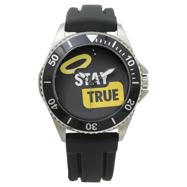 Bleibe True Armbanduhr (Vorderseite)