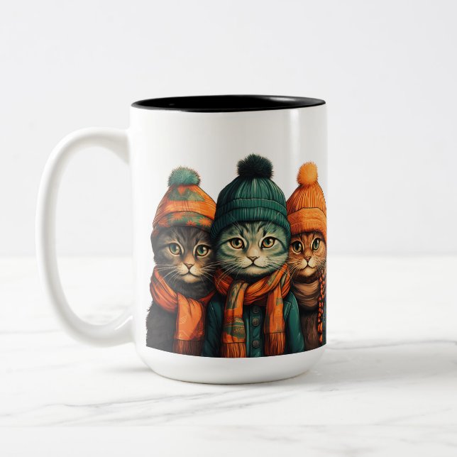 Bleibe Warm Zweifarbige Tasse (Links)
