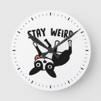 Bleibe Weird Funny Boston Terrier