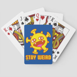 BLEIBE WEIRD lustige Kreatur-Überraschungsgeschenk Spielkarten