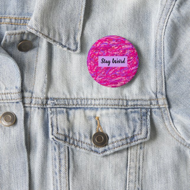 "Bleibe Weiß" rosa Abstrakte Schaltfläche Button (Beispiel)