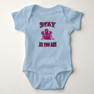 Bleibe, wie du bist baby strampler