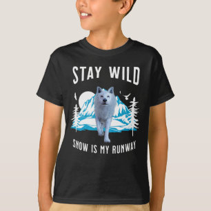 Bleibe Wild Arctic Wolf T-Shirt