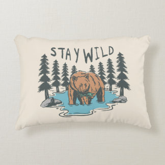 Bleibe Wild Dekokissen