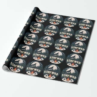 Bleibe Wild Geschenkpapier