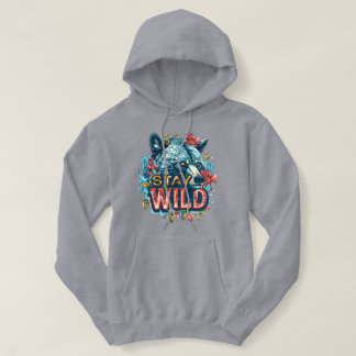 Bleibe Wild Grizzly Bear Graphic T-Shirt Hoodie