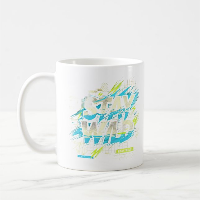 BLEIBE WILD KAFFEETASSE (Links)