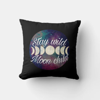 Bleibe Wild Moon Child Abzeichen Produktlinie Gemi Kissen