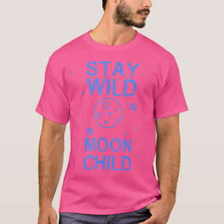 Bleibe Wild Moon Child Boys Girls T-Shirt