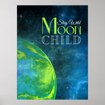 Bleibe Wild Moon Child Lime Green Earth Bold