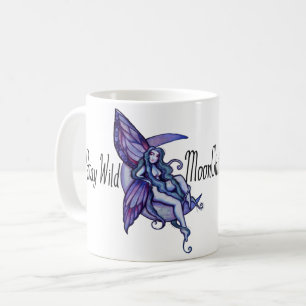 Bleibe Wild MoonChild Moon Kindermädchen Lila Kaffeetasse