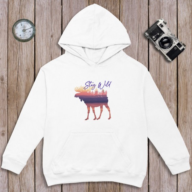 Bleibe Wild Moose Sweatshirt (Von Creator hochgeladen)