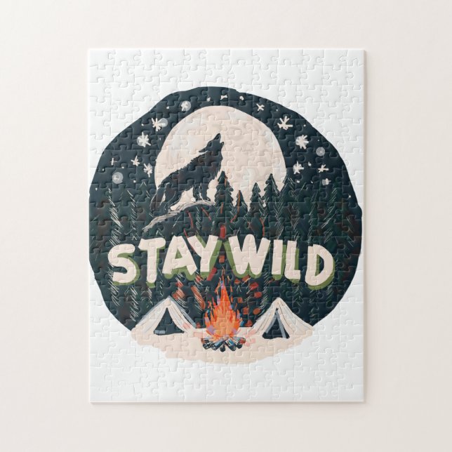 Bleibe Wild Puzzle (Vertikal)