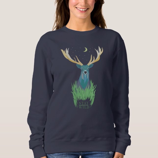BLEIBE WILD SWEATSHIRT (Vorderseite)